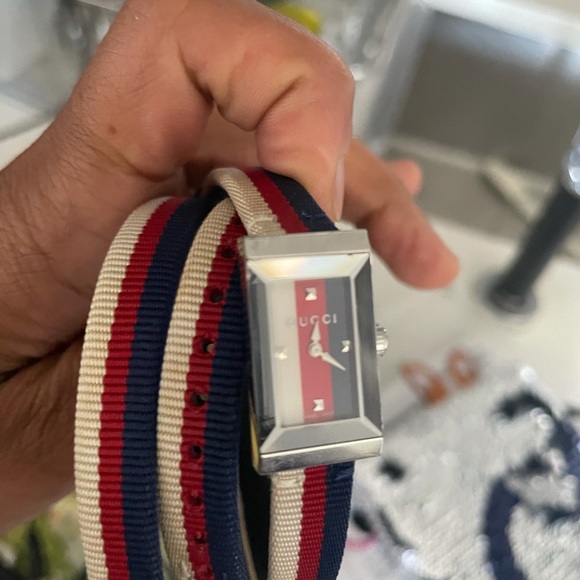 Gucci G-frame multicolored dial womens watch - Picture 5 of 5